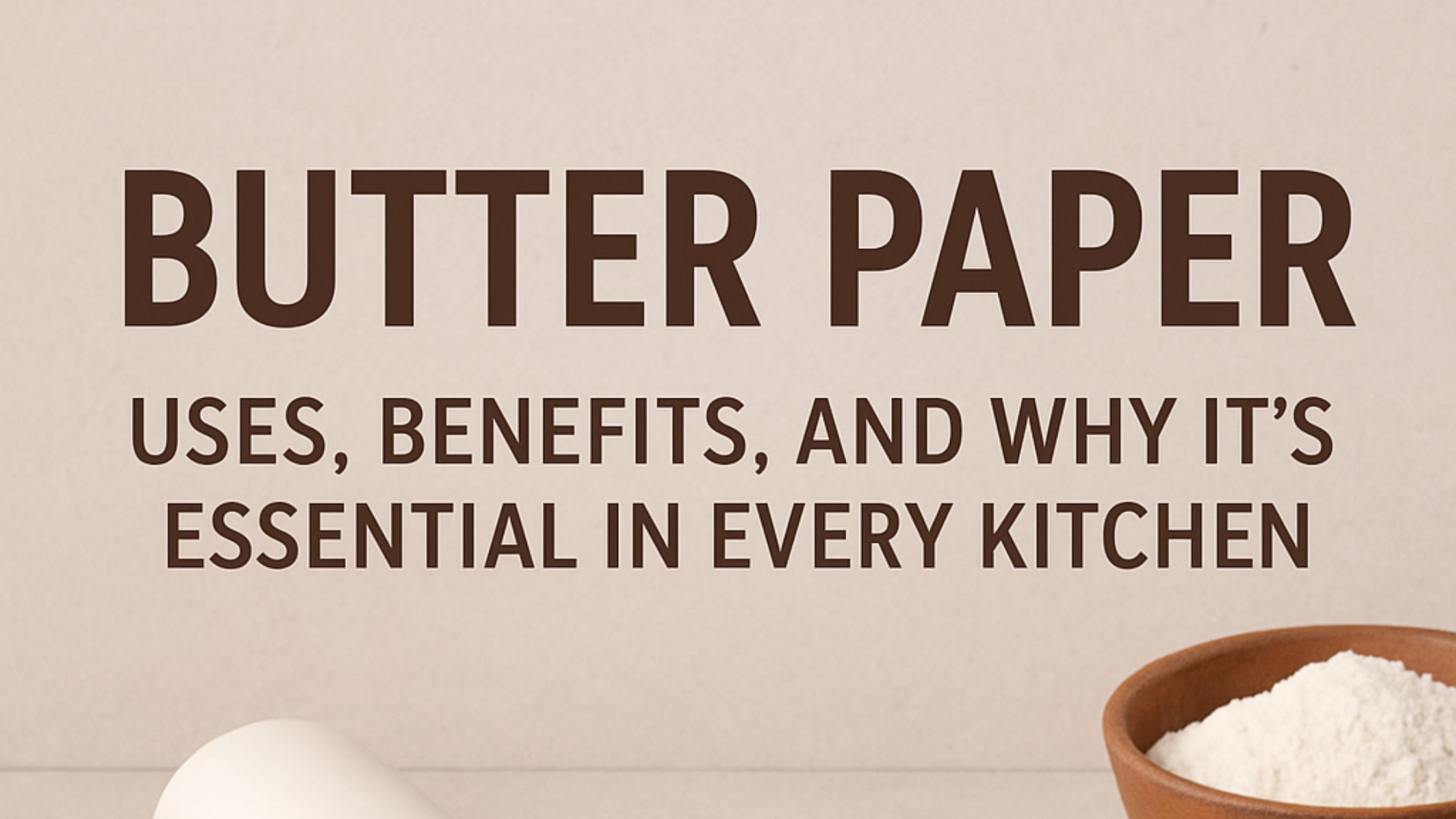 Butter PapernUses, Benefits, and Why It’s Essential in Every Kitchen